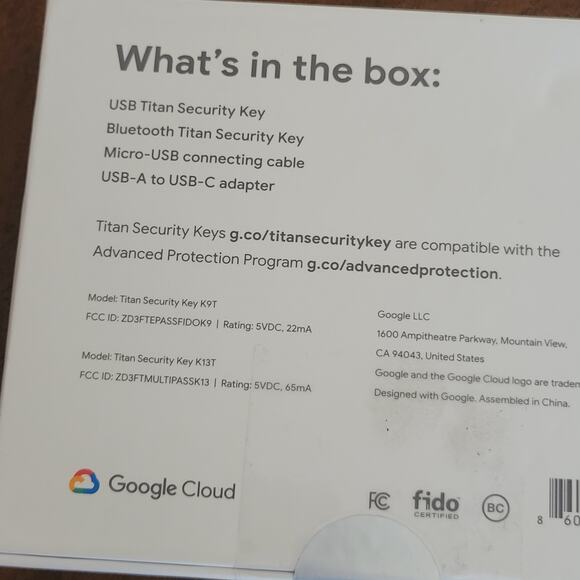 Google Titan Security Key bundle  New in the box sealed - Picture 11 of 11